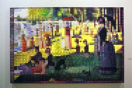 Alice Wagner
Variations on a Theme by Seurat, No. 2, 2003
acrylic on canvas, 135 x 200 cm