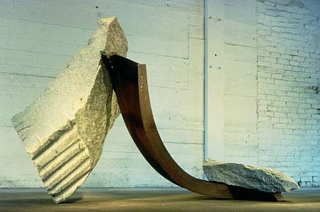 John Van Alstine
Pique 'A Terre VI, 1997
granite, steel, 58 x 106 x 50 inches