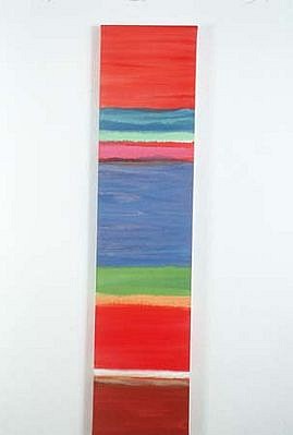 Carol Schille
Sonam Gyatso, 2002
acrylic on canvas, 60 x 14 inches