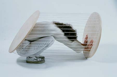 Juliane Stiegele
Appliance for Slowing Down, 1999 - 2001
wood, rubber