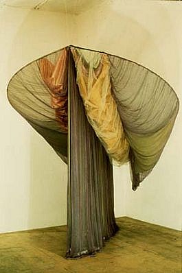 Rosemary Mayer
Galla Placidia
73 fabrics, wood, 144 x 96 x 96 inches