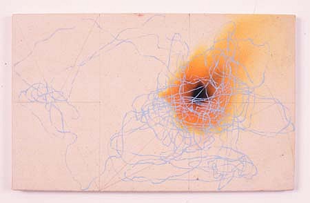 Nicholas Hondrogen
Natural Selection, 2000
encaustic, oil and dye on canvas, 10 1/4 x 16 1/2 inches