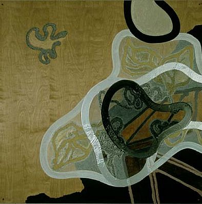 Ian Harvey
No. 99, 1999
mixed media on maple panel, 48 x 48 inches