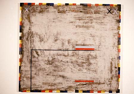 Mariano Del Rosario
Archetype 01, 1988
cement, rhoplex on canvas, 48 x 54 inches