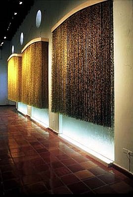 Ada Bobonis
Verde Mana, 2002
wood, rope, wool, 108 x 96 x 36 inches, 108 x 96 x 36 inches, 108 x 96 x 12 inches