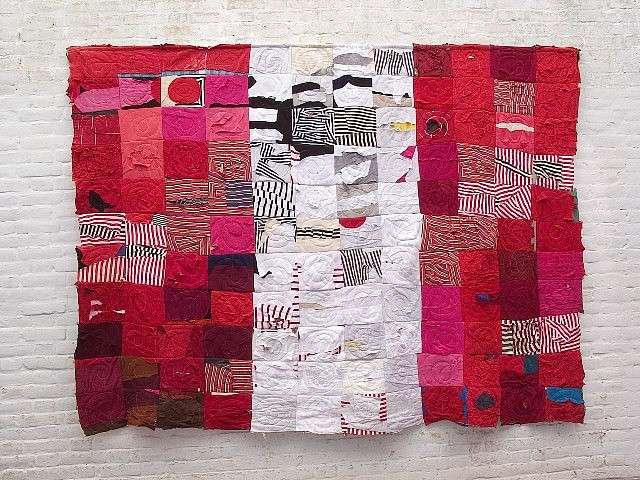 Luis Garcia Zapatero
Peruvian Flag, 1996
patchwork made of cleaning rags, 85 x 118 in.