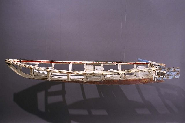 Gregory Hannan
Rowing No. 4, 2000
found wood, 84 x 10 x 20 in.