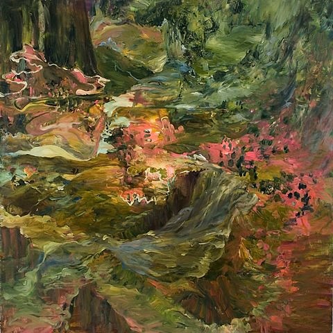 Dorothy Robinson
Reverse Dip-slip, 2007
oil on canvas, 46 x 48 in.