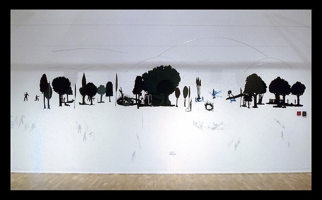 David Miles
Forest, 2005
card, wire, 889 x 889 x 152.4 cm