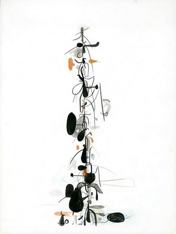 Katie Merz
No Title, 2011
Gouache and ink on paper, 14 x 17 in.