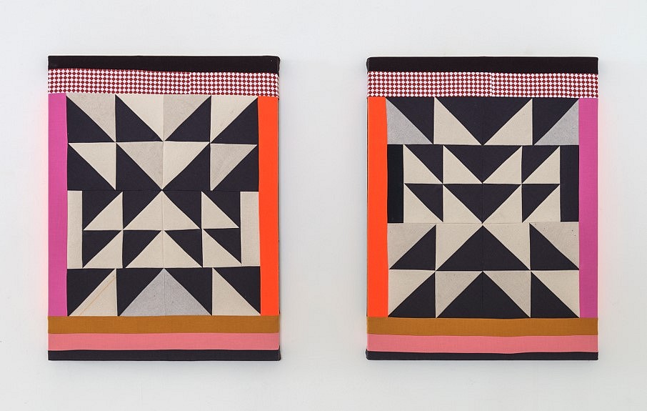 Paolo Arao
Lucky Star (Diptych), 2018
sewn canvas and cotton, 24 x 18 x 1.25 inches each