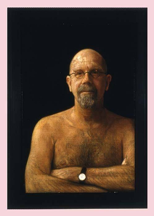 Brenda Zlamany
Portrait No 38 (Topless Chuck), 2000
oil on panel and linen, 36 x 24 inches