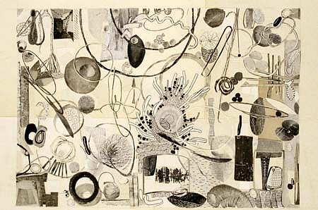 Maritta Tapanainen
The Wisdom of One, 2003
collage, 6 3/4 x 9 3/4 inches