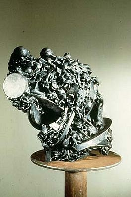 Lee Tribe
Hatch, 1988
mild steel, welded, treated and waxed, 22 x 24 x 14 inches
