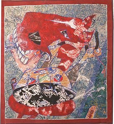 Philip Trusttum
Ride 13, 1990 - 1999
acrylic on canvas, 84 x 84 inches