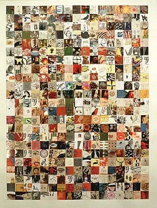 Josette Urso
Seed Series No. 2, 1996
collage on paper, 50 x 38 inches