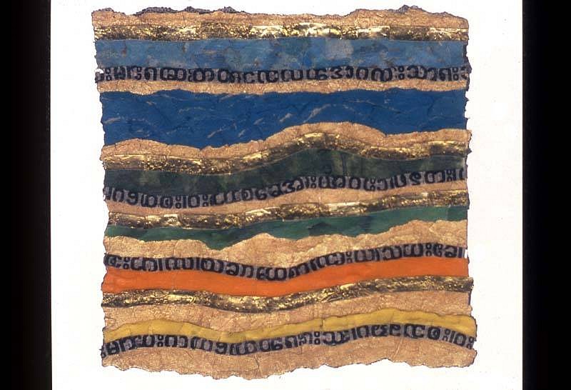 Margi Scharff
Bay of Bengal Blues, 2001-2004
mixed media collage, 5 x 5 inches