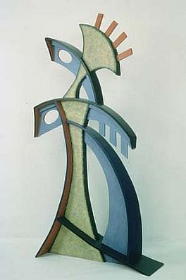 Charles Searles
Resounding, 2002
painted wood, 18 x 14 x 14 inches