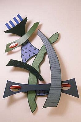 Charles Searles
Double Dutch, 2000
painted wood, 71 x 52 1/2 x 9 1/2 inches
Courtesy: June Kelly Gallery
Photo Credit: Manu Sassoonian