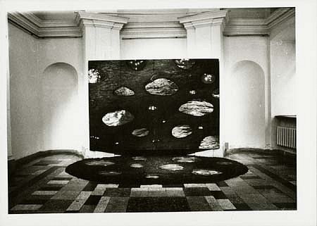 Tomasz Sikorski
Untitled Installation, 1989
board, oil, photographs, soil, steel, water, 108 inches