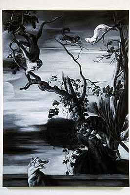 Shelley Reed
Up a Tree (after Snyders), 2005
oil on canvas, 88 x 63 inches