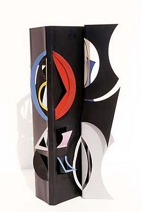 Volf Roitman
Memory of Miro, 1996
laser-cut metal, 14 x 10 inches