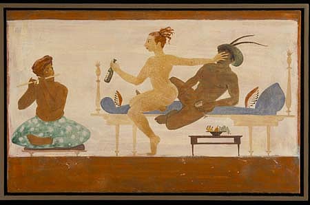 Phyllis Palmer
Flute Sonata, 2002
fresco and secco on plaster, 21 x 33 inches