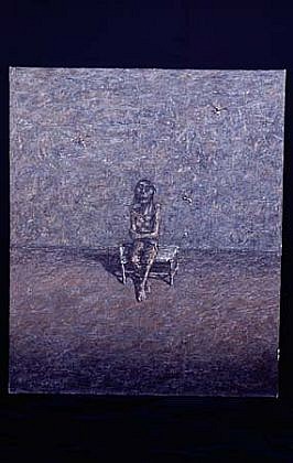 Mario Perez
Con Pajaros en la Cabeza, 1996
oil on canvas, 71 x 59 inches