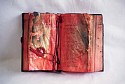 Alfredo Pizzo Greco, Burned Book
2001, acrylics, sealing wax, rope