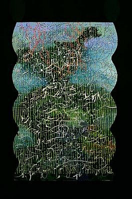Heidi Pollard
Poem for Passing Through, 1999
oil, alkyd on panel, 42 x 25 inches