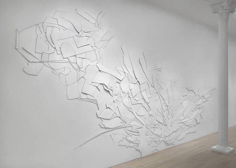 Chris Nau
XIX, 2009
graphite and cuts on drywall, 12 x 27 feet