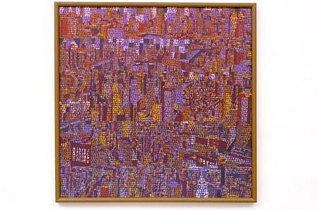 Nedra Newby
NYC in Purple, 2003
acrylic on canvas, 30 x 30 inches