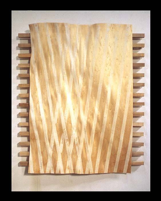 Christopher Loos
Chiasma No. 4, 2003
woodcut on aspen sheet with printing block