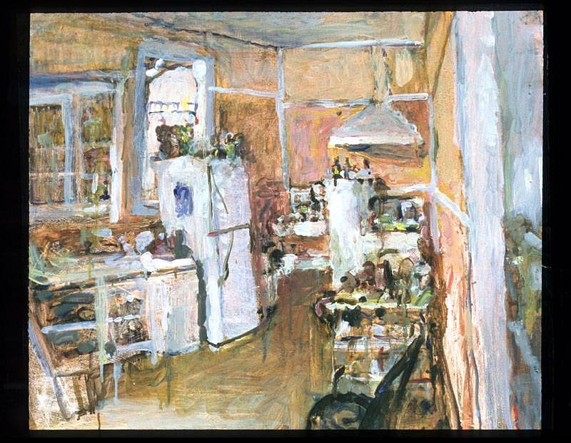Allen Mitchell Long
Kitchen at Crrete Street, 2007
oil on paper, 22 x 30 inches