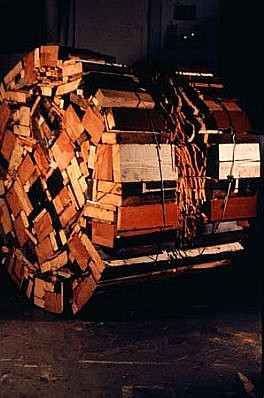David Kramer
Binge & Purdge, 1989
wood, cable, 50 x 30 inches
