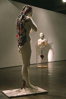 Yoshiko Kanai
Woman, 1994
cloth, clay, wood, rope, rattan, etc., 162 x 70 x 40 cm