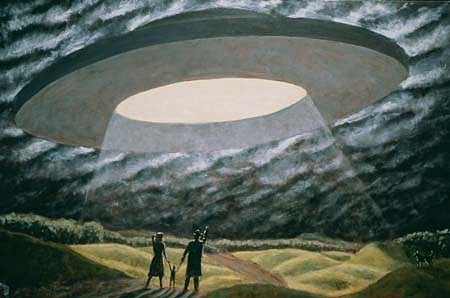 David Kane
Saucer (Seek Us Out and Bring Us Home), 1992
acrylic on canvas, 40 x 60 inches
