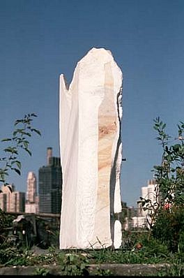 Sheree Kaslikowski
Here, 1995-96
white marble and perennials, 7' x 10' x 13'