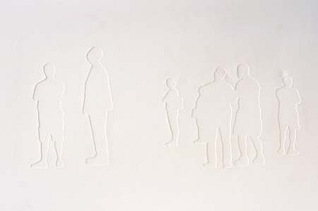 Shin il Kim
Invisible Masterpiece II, 2003
plaster, 25 x 63 x 1/2 inches
