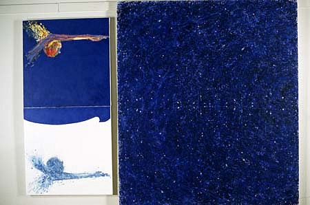 Vera Klement
Through the Looking Glass, 1997
oil, wax, canvas, 84 x 110 inches
3 panels