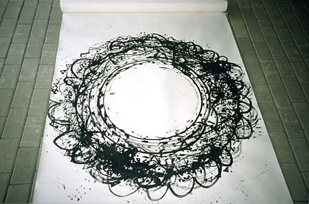 JiÅ™Á­ Janda
Over the Night - Fitness With Rings Cycle, 1999
india ink on paper, 150 x 160 cm