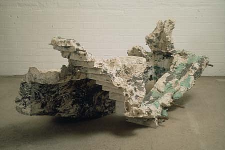 Charles Hewlings
Newel, 1993
concrete, steel, 29 1/2 x 74 1/2 x 38 inches