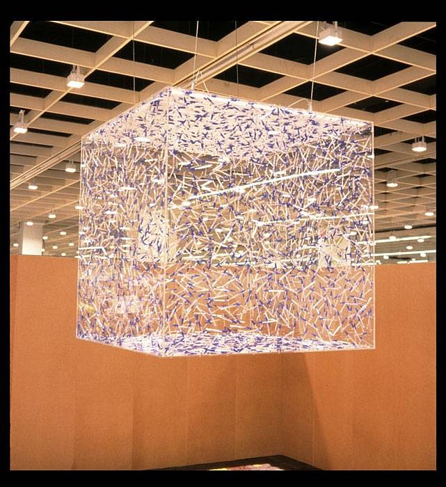 Herbert Hinteregger
All-Over-Cube, 2005
150 x 150 x 150 cm
exhibition view: Open Space, Art Cologne