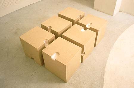 Tomas Hlavina
Model for a System of Questions about Islamic Carpets, 1994
cubes with pits, 11 4/5 x 13 2/5 x 13 2/5 inches
