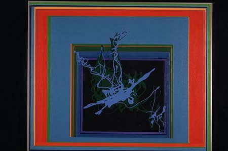 Jean Hyson
Thru a Glass Darkly, 1994
acrylic, enamel, 34 x 42 inches