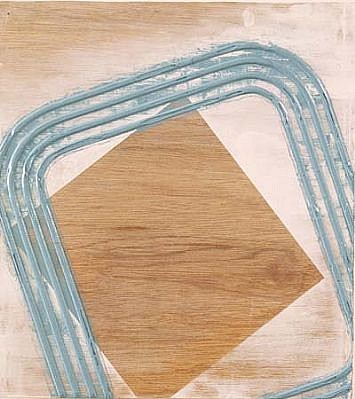 Gerald Hayes
Titanium, 1997
acrylic on wood, 13 1/2 x 12 inches