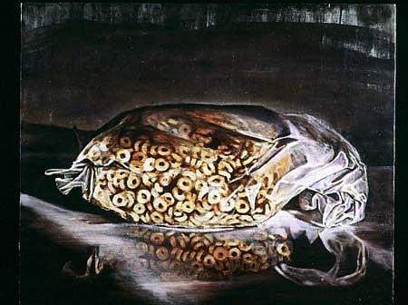 Servando Garcia
Bag of Cereal, 2001
oil on canvas, 26 x 32 inches