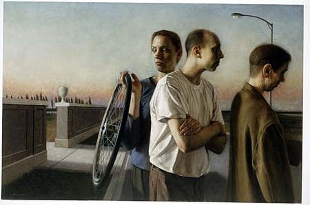 Paul Fenniak
Crossing, 1998
oil on canvas, 36 x 54 inches