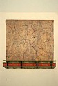 Jorge Fonseca, A Estrada da Vida
2001, wood, emroidery on truck canvas, metals, synthetic enamel ink