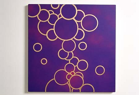 Jun Fujita
Bubbles (purple), 1998
acrylic and enamel on canvas, 53 x 53 cm
